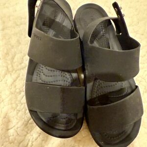 CROCS Black Slide Sandals